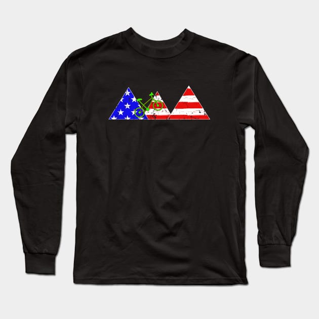 Mountain US Biking Road Bike E-Bike Long Sleeve T-Shirt by BurunduXX-Factory